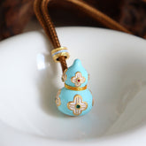 Fortune Gourd Enamel Long Necklace