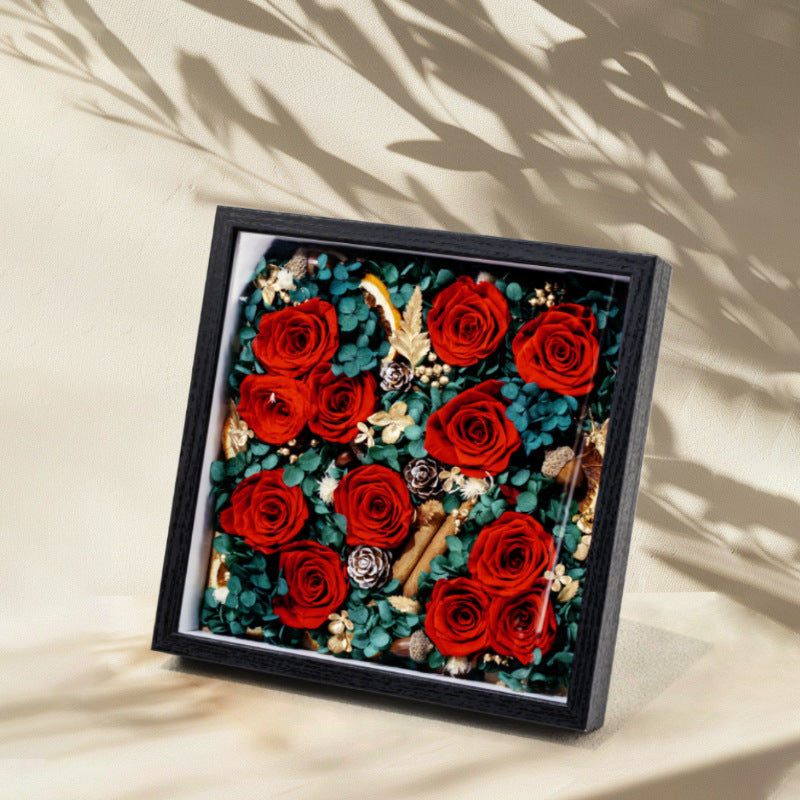 Timeless Rose Botanical Frame.