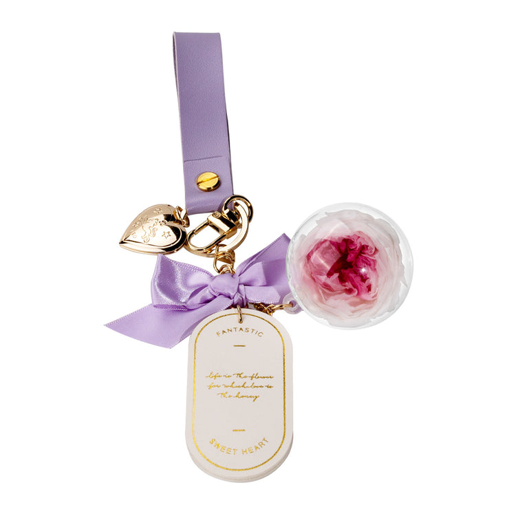 Everlasting Love Purple Keychain