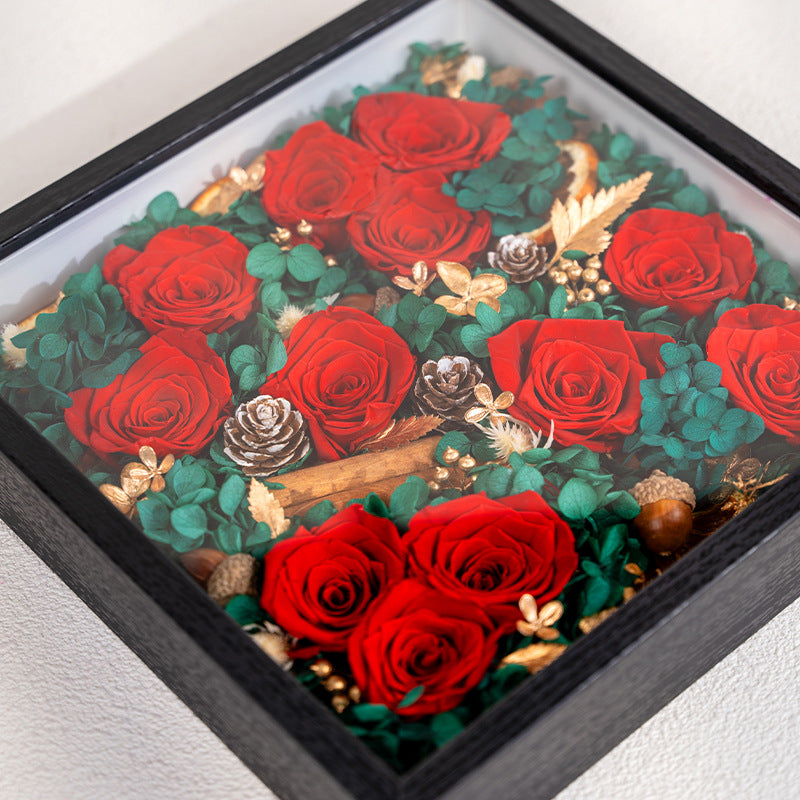 Timeless Rose Botanical Frame.