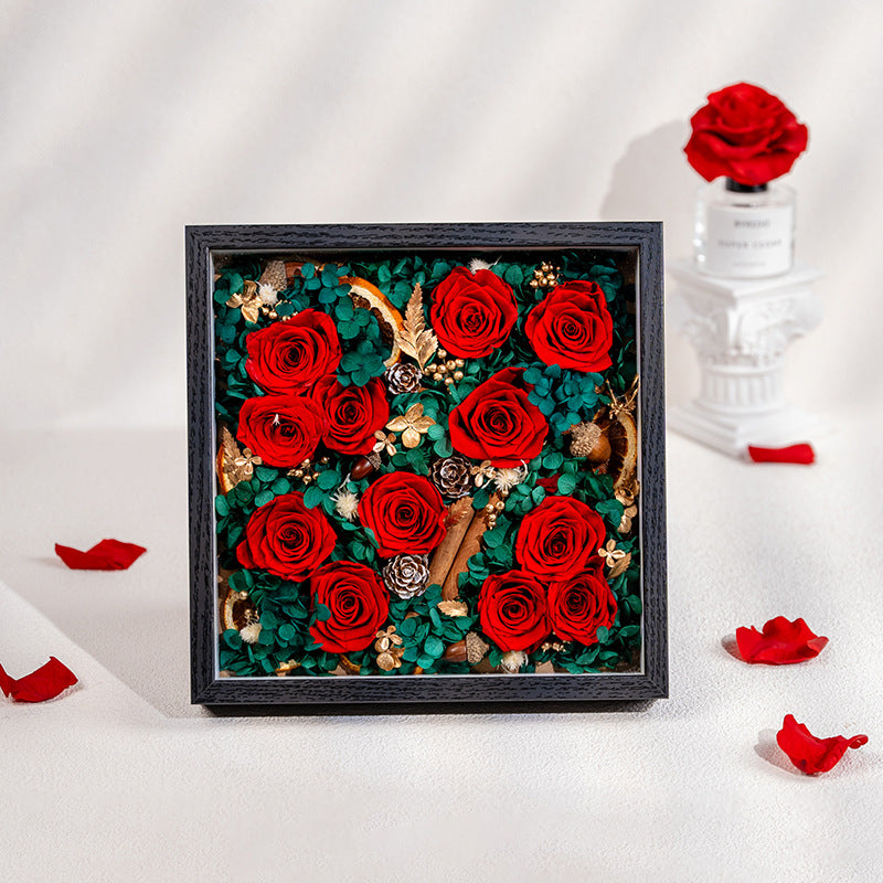 Timeless Rose Botanical Frame.