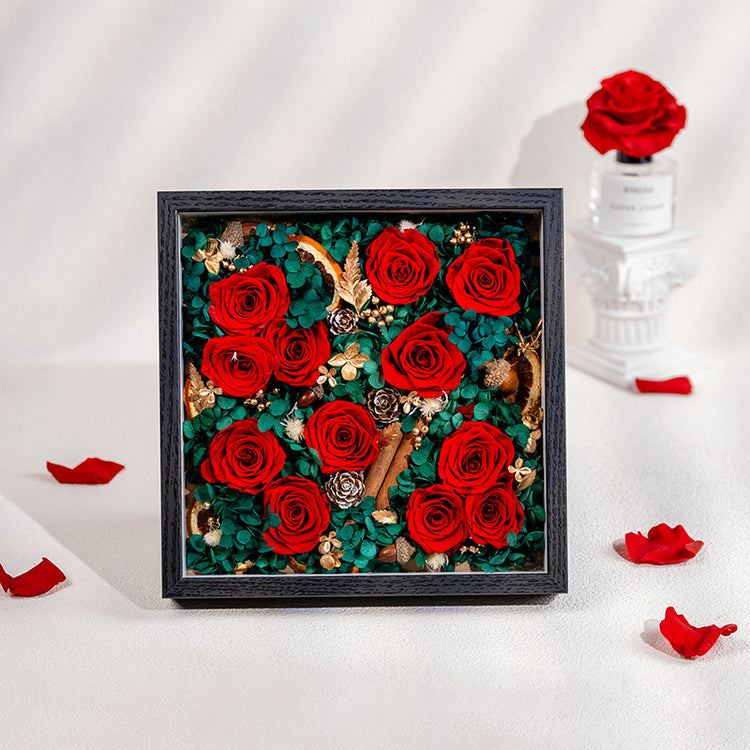 Timeless Rose Botanical Frame.